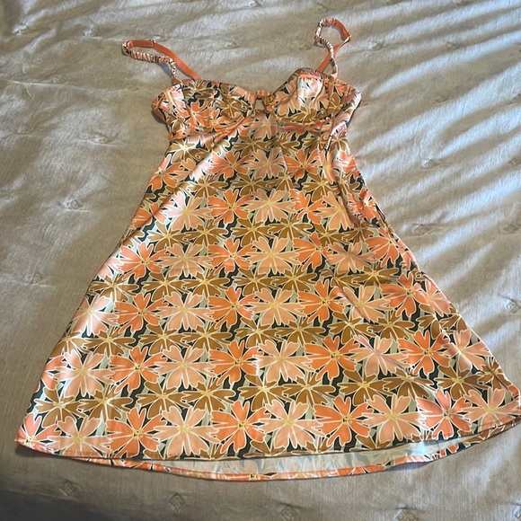 Wild Lovers Amy Floral Silk Mini Dress XS NWT - Picture 2 of 8